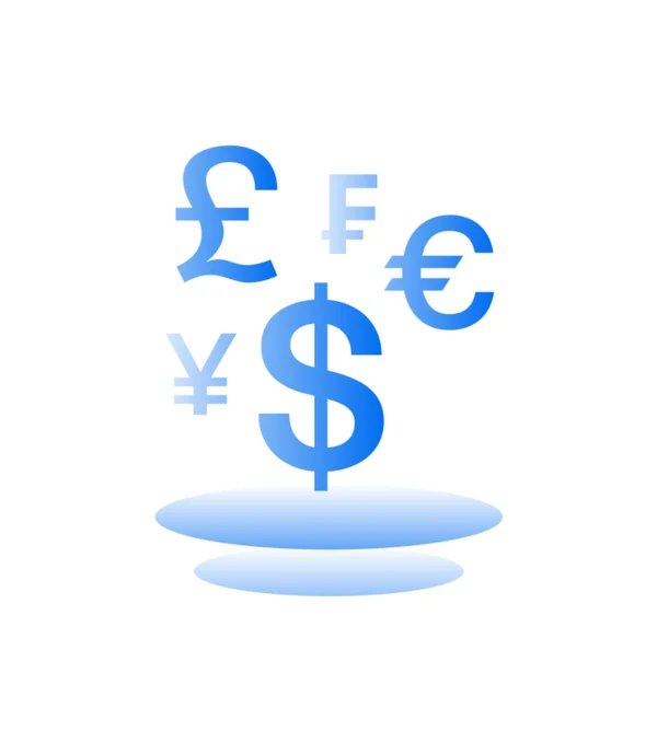 Поддержка разных валют